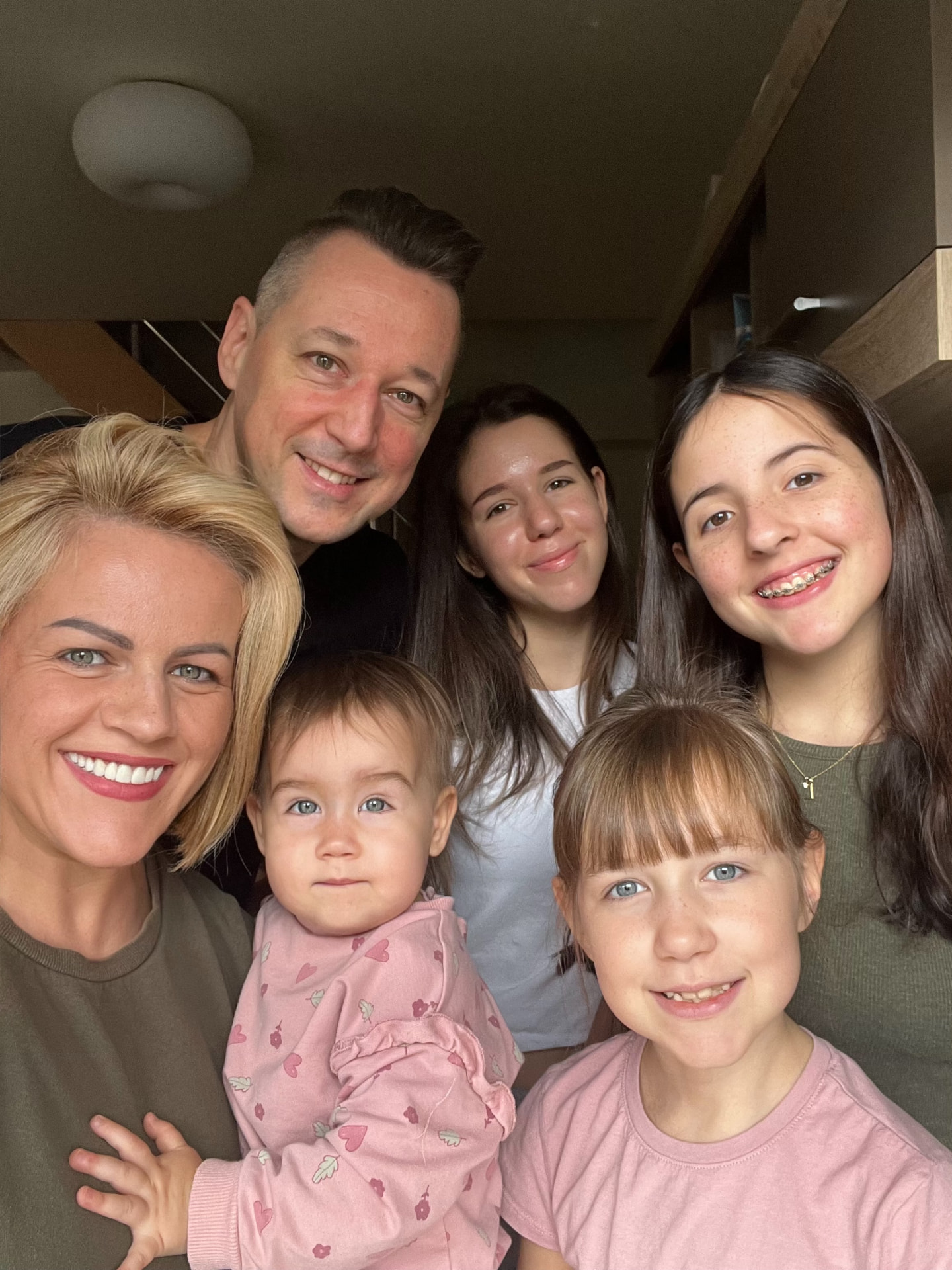 Vilijam and Tabita Valentini with their four daughters